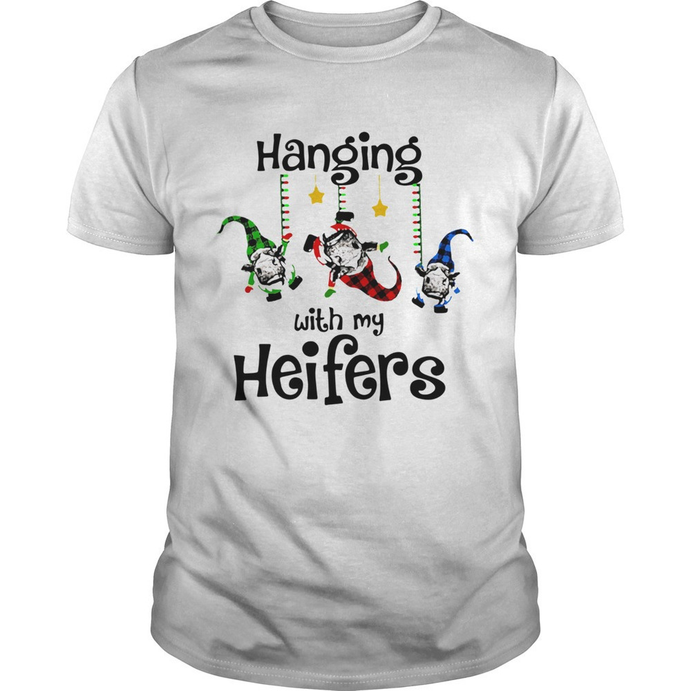 Cow Hanging With My Heifers Christmas Shirt